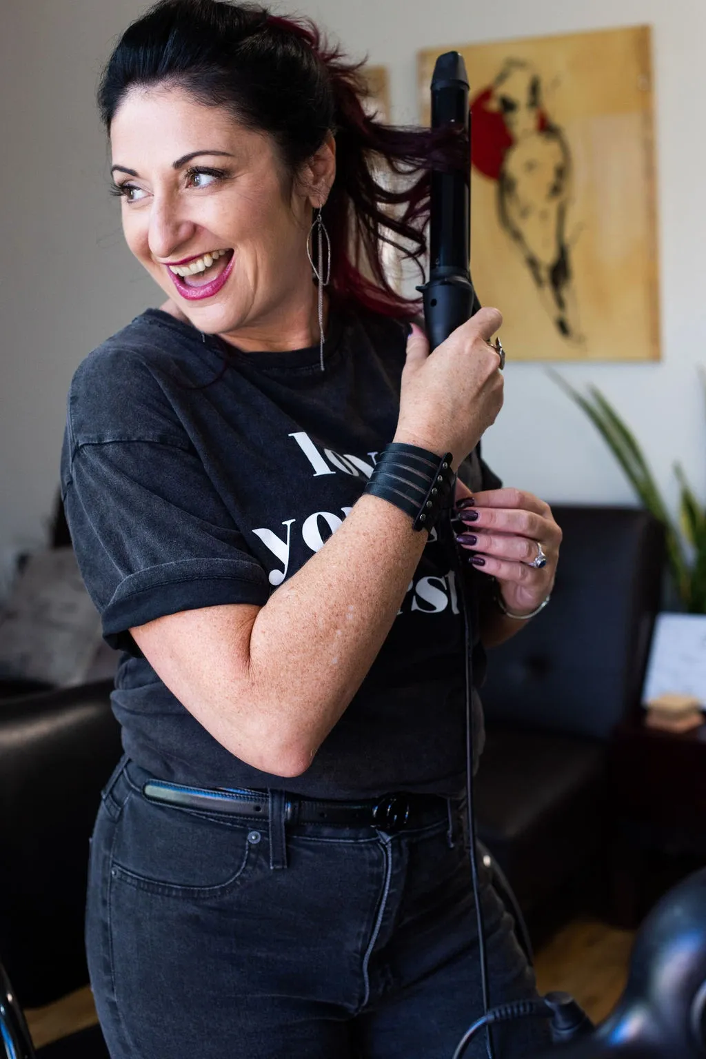 Ilona precision cutting at IlonaR Style in Marina del Rey